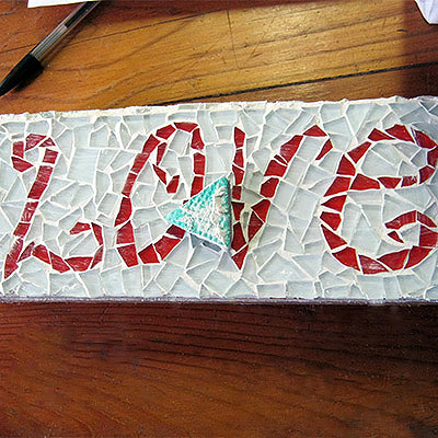 grouting done