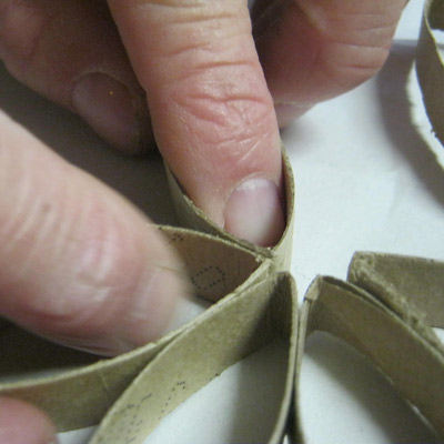 stick toilet roll bits together
