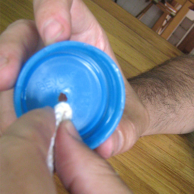make hole in lid
