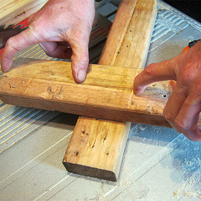 showing centre measurement