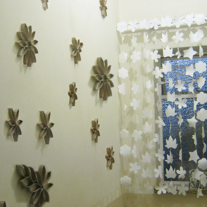 toilet roll flowers