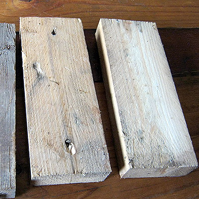 wooden blocks raw